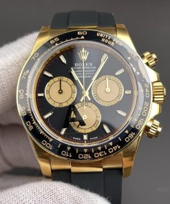 Rolex-Daytona 126518 40mm Yellow Gold/Rubber Black Dial Stick Markers VSF V2 DD4131 Automatic(Gain Weight)
