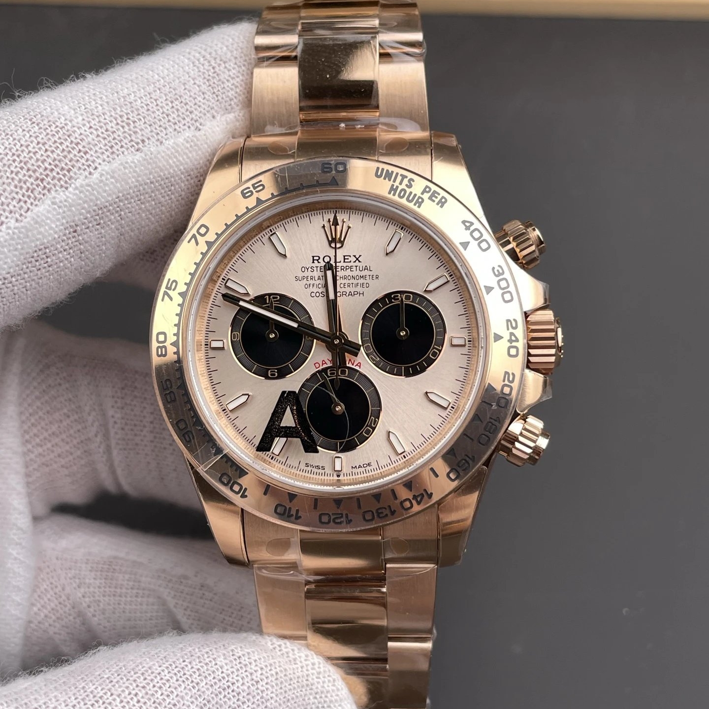 Rolex-Daytona 126505 40mm Rose Gold/Rose Gold Sundust Pink Dial Stick Markers VSF V3 DD4131 Automatic(Gain Weight)