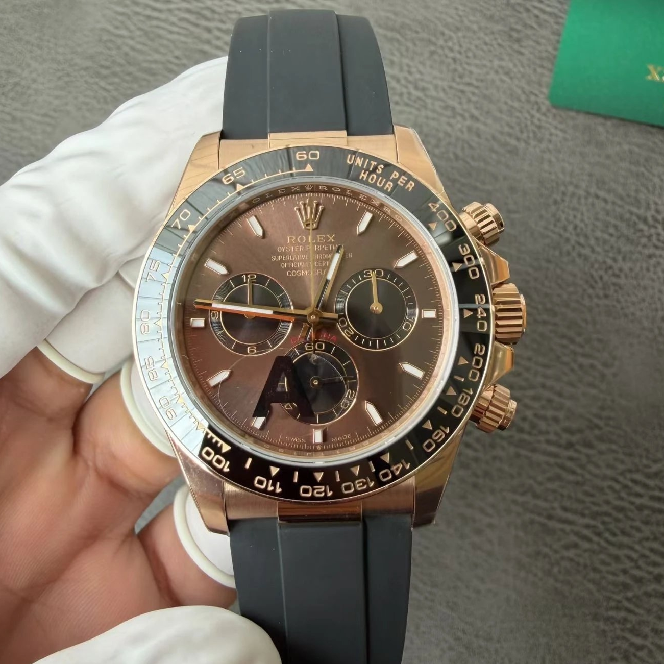 Rolex-Daytona 116515 40mm Rose Gold/Rose Gold Chocolate Brown Dial Stick Markers VSF V3 DD4131 Automatic(Gain Weight)