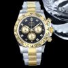 Rolex-Daytona 126503 40mm Yellow Gold/Steel Black Dial Diamond Markers VSF V3 DD4131 Automatic(Gain Weight)