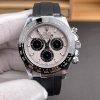 Rolex-Daytona 126519 2025 40mm Stainless Steel/Rubber Meteorite Dial Stick Markers QF V10 SH4131 Automatic(Gain Weight)