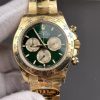 Rolex-Daytona 126508 40mm Yellow Gold/Yellow Gold Green Dial Stick Markers QF V6 SH4131 Automatic (Gain Weight)