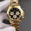 Rolex-Daytona 126508 40mm Yellow Gold/Yellow Gold Black Dial Diamond Markers QF V6 SH4131 Automatic (Gain Weight)