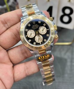 Alternative view of Rolex-Daytona 126503 40mm Yellow Gold/Steel Black Dial Diamond Markers QF V6 SH4131 Automatic (Gain Weight)