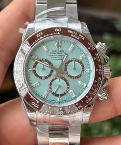 Rolex-Daytona 126506 40mm Stainless Steel/Steel Ice Blue Dial Diamond Markers QF SH4131 Automatic(Gain Weight)