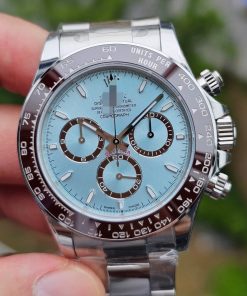 Rolex-Daytona 126506 40mm Stainless Steel/Steel Ice Blue Dial Stick Markers QF SH4131 Automatic(Gain Weight)