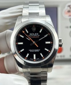 Rolex-Milgauss 40mm Stainless Steel/Steel Black Dial Stick Markers VSF V2 VR3131 Automatic