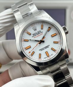 Alternative view of Rolex-Milgauss 40mm Stainless Steel/Steel White Dial Stick Markers VSF V2 VR3131 Automatic