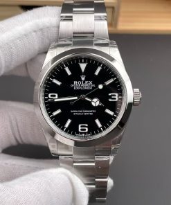 Alternative view of Rolex-Explorer I 124270 36mm Stainless Steel/Steel Black Dial Stick/Numeral Markers VSF VS3230 Automatic