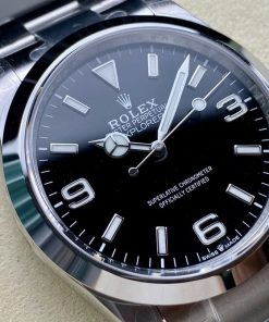 Alternative view of Rolex-Explorer I 224270 40mm Stainless Steel/Steel Black Dial Stick/Numeral Markers VSF VS3230 Automatic