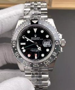 Rolex-GMT Master II 126710 Bruce Wayne 40mm Jubilee Stainless Steel/Steel Black Dial Round Markers VSF DD3285 Automatic