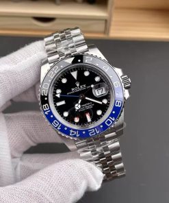 Alternative view of Rolex-GMT Master II 126710 Batgirl 40mm Jubilee Stainless Steel/Steel Black Dial Round Markers VSF DD3285 Automatic