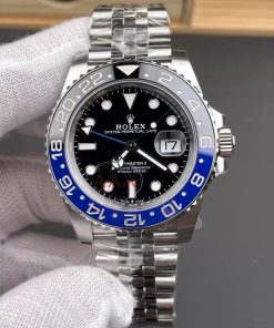 Rolex-GMT Master II 126710 Batgirl 40mm Jubilee Stainless Steel/Steel Black Dial Round Markers VSF DD3285 Automatic