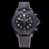 Breitling-Avenger Hurricane Chronograph 45mm Carbon/Nylon Black Dial Numeral Markers GF A7750 Automatic