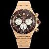 Breitling-Super Chronomat B01 Chronograph 44MM Rose Gold/Rose Gold Brown Dial Stick Markers TF A7750 Automatic